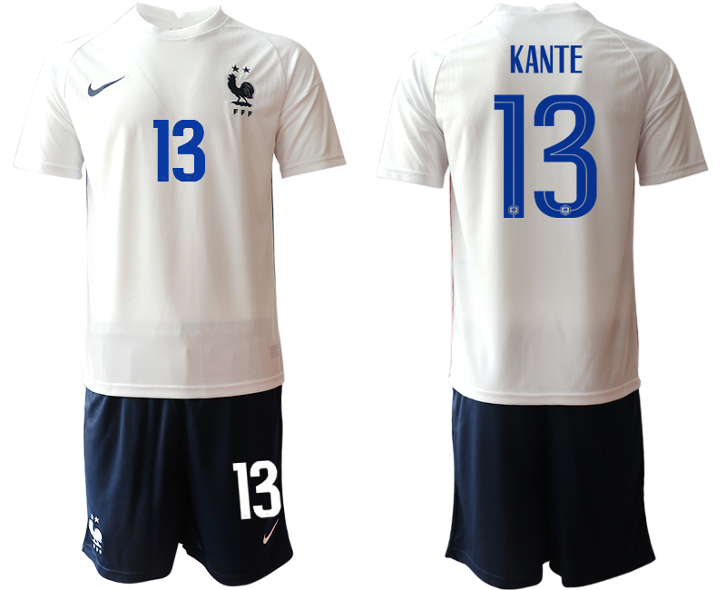 Men 2021 France away #13 soccer jerseys->france jersey->Soccer Country Jersey